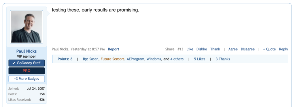 Afternic GoDaddy Landing Pages